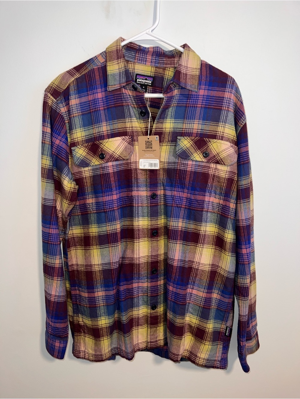 Patagonia Plaid Shirt - Yellow, Blue, Burgundy